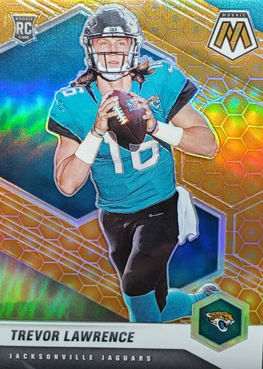 Trevor Lawrence 2021 Mosaic #301 Honeycomb /(SSP) Price Guide