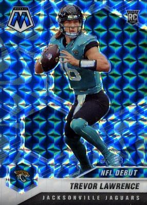 2021 Mosaic #241 NFL Debut - Reactive Blue
