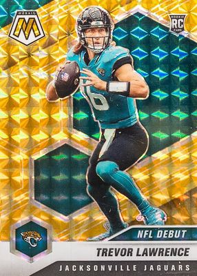 2021 Mosaic #241 NFL Debut - Reactive Yellow