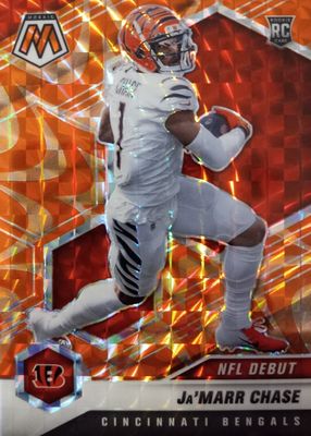 2021 Mosaic #247 NFL Debut - Reactive Orange