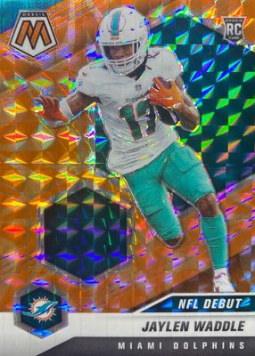 2021 Mosaic #248 NFL Debut - Reactive Orange