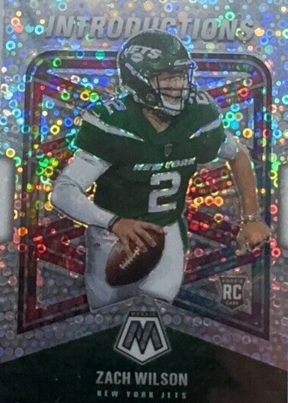 Zach Wilson 2021 Mosaic #I-2 Introductions - No Huddle Rookie SGC 10