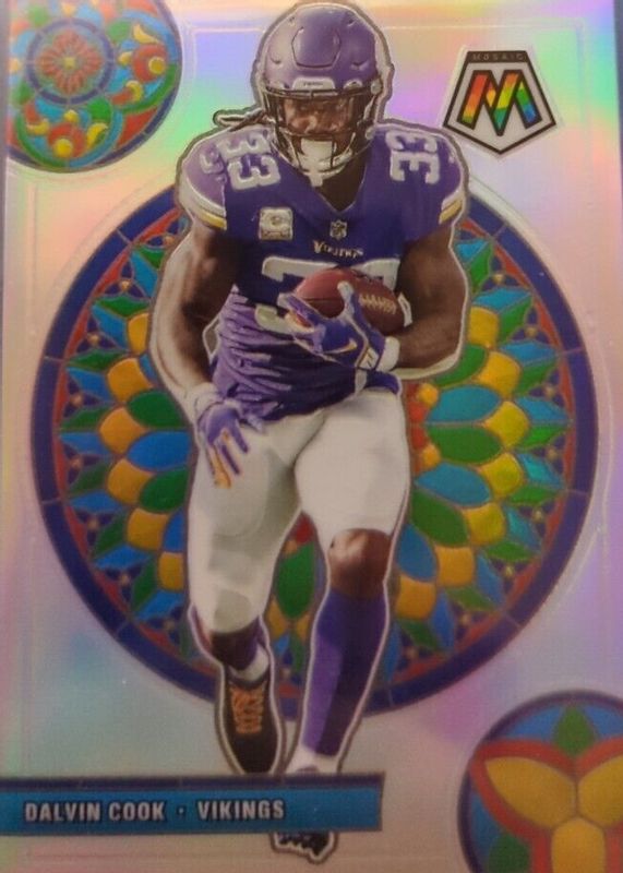 Dalvin Cook 2021 Mosaic #GM-10 Glass Mosaic /(SSP) PSA 10