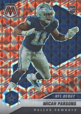2021 Mosaic #257 NFL Debut - Reactive Orange