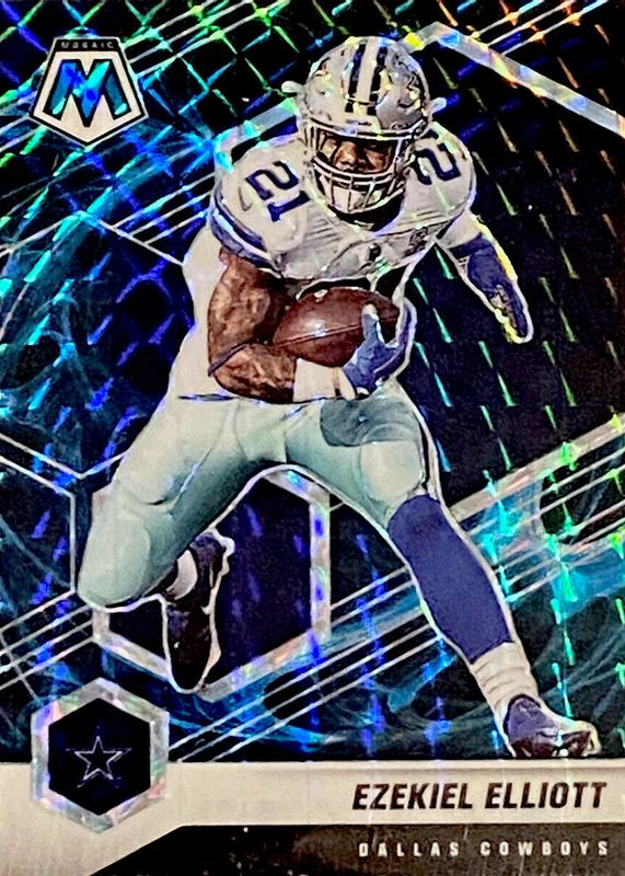 Ezekiel Elliott 2021 Mosaic #60 Genesis /(SSP) RAW