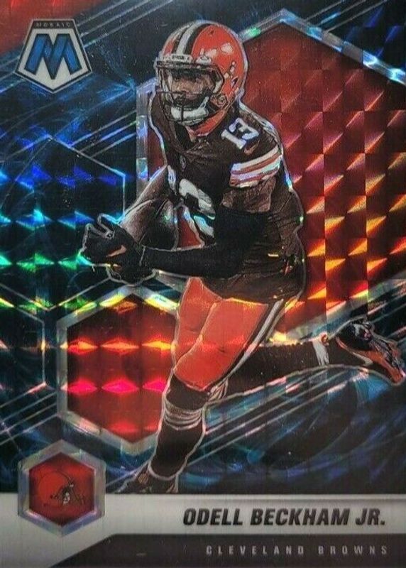 Odell Beckham Jr. 2021 Mosaic #54 Genesis /(SSP) SGC 9.5