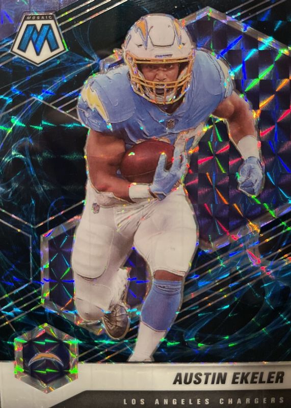 Austin Ekeler 2021 Mosaic #114 Genesis /(SSP) SGC 9.5