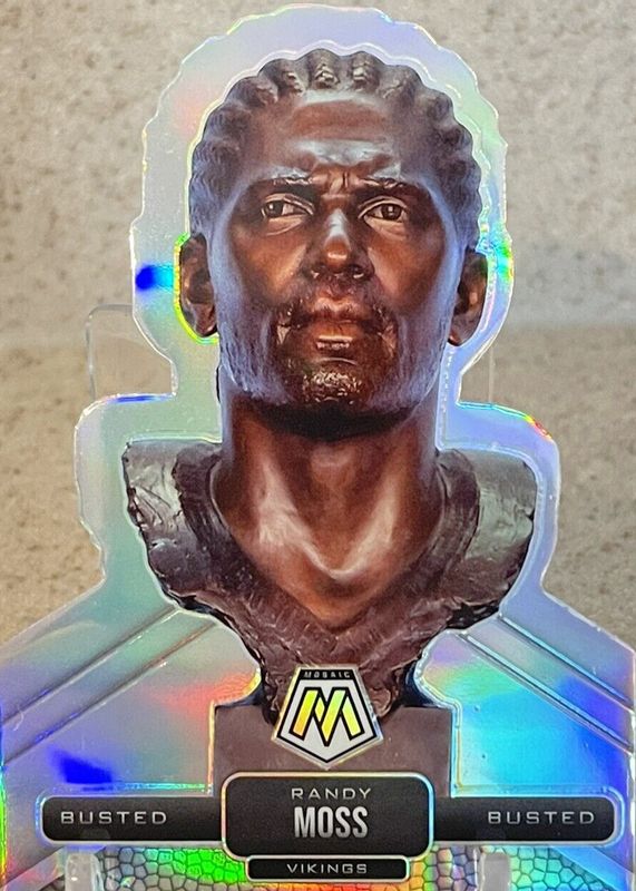 Randy Moss 2021 Mosaic #BU-4 Busted /(SSP) SGC 10