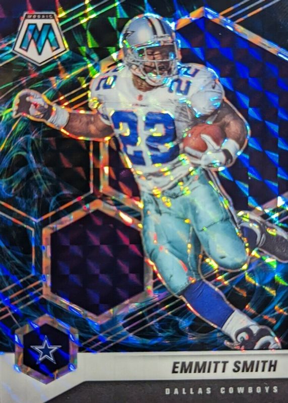 Emmitt Smith 2021 Mosaic #64 Genesis /(SSP) RAW