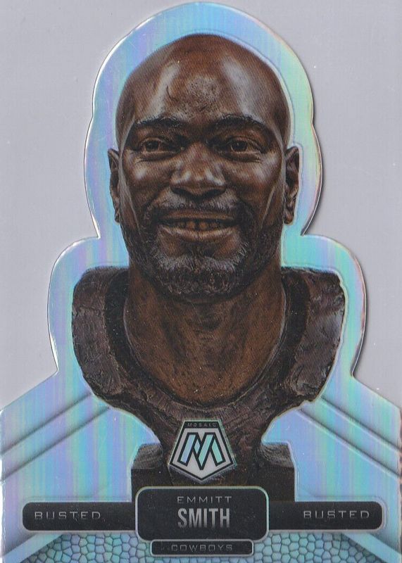 Emmitt Smith 2021 Mosaic #BU-8 Busted /(SSP) BGS 9