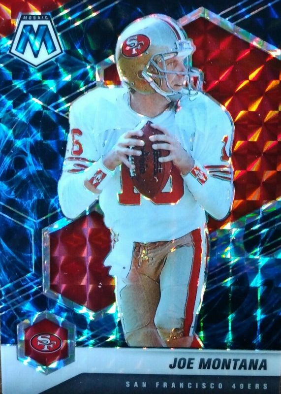 Joe Montana 2021 Mosaic #174 Genesis /(SSP) RAW