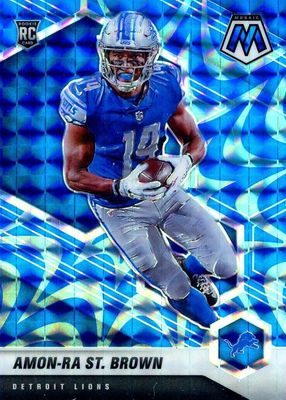 2021 Mosaic #328 Reactive Blue