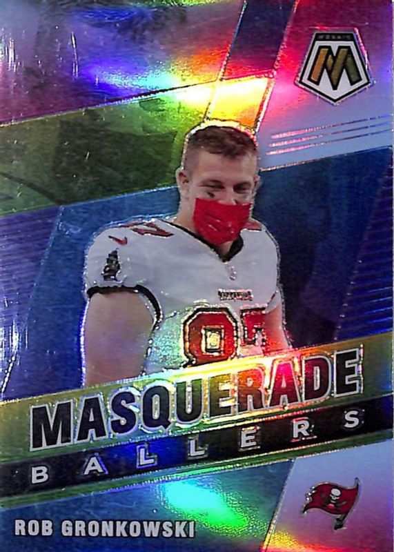 Rob Gronkowski 2021 Mosaic #MB-11 Masquerade Ballers /(SSP) PSA 10