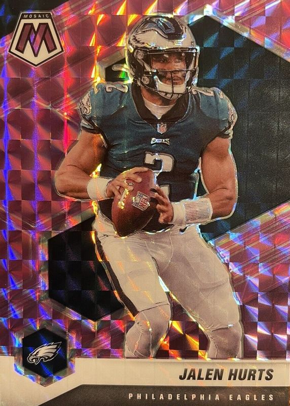 Jalen Hurts 2021 Mosaic #160 Purple /49 PSA 9