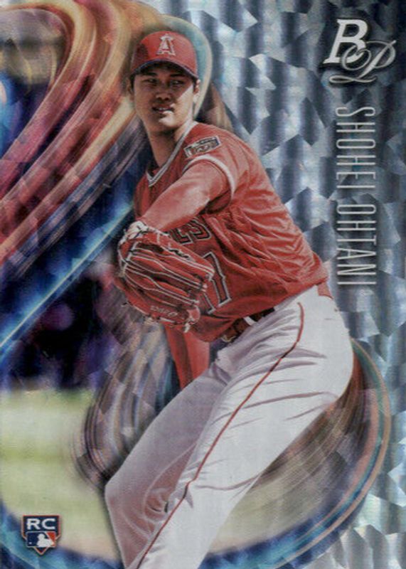 Shohei Ohtani 2018 Bowman Platinum #34 Ice (With Glove) Rookie PSA 10