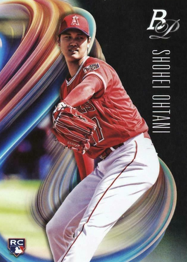 SHOHEI OHTANI 2018 BOWMAN PLATINUM W/GLOVE RC #34 PSA 9 MINT