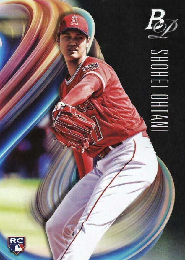 Shohei Ohtani 2018 Bowman Platinum #34 Base (With Glove) PSA 