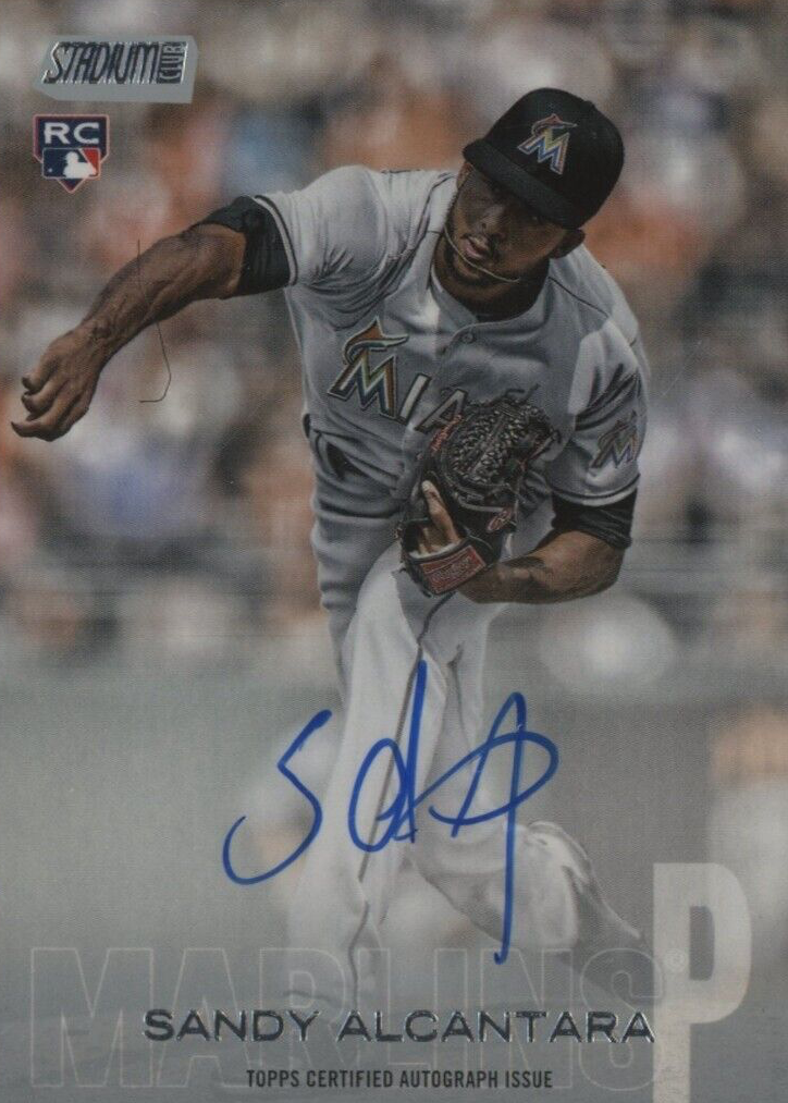 Sandy Alcantara 2018 Topps Stadium Club #SCA-SA Autographs Price