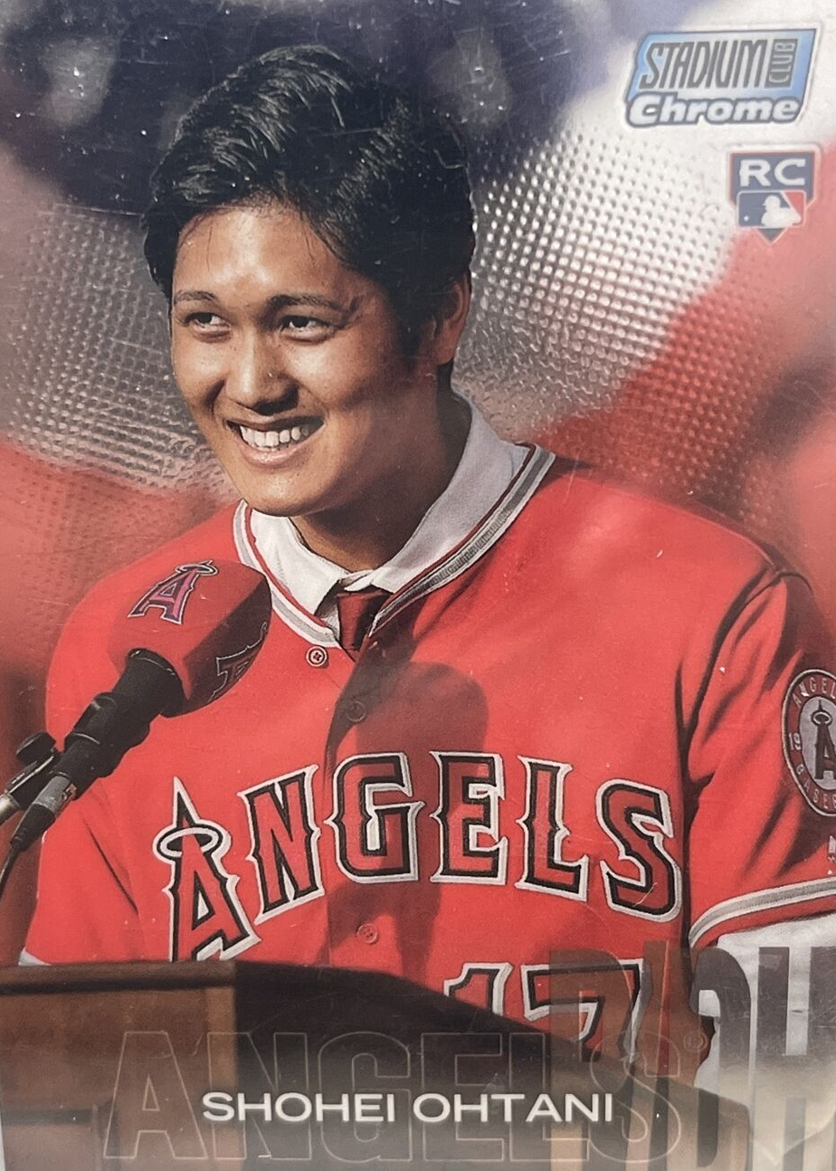 Shohei Ohtani 2018 Stadium Club #138 Chrome PSA 10 Price 