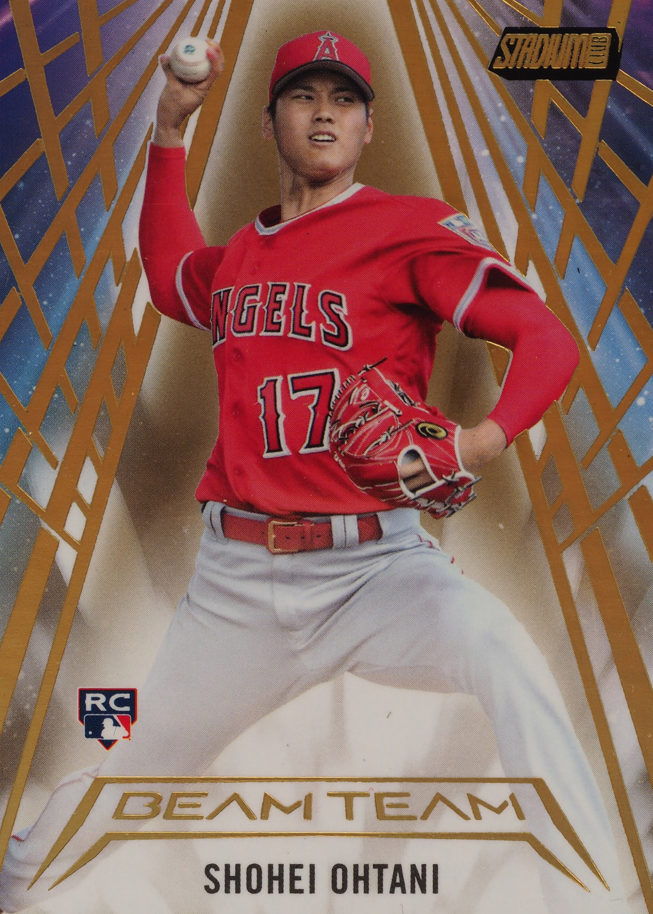 Shohei Ohtani 2018 Topps Stadium Club #BT-SO Beam Team - Gold