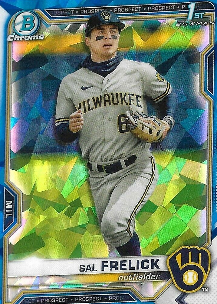 Sal Frelick 2021 Bowman Draft Sapphire Edition #BDC-172 Chrome 