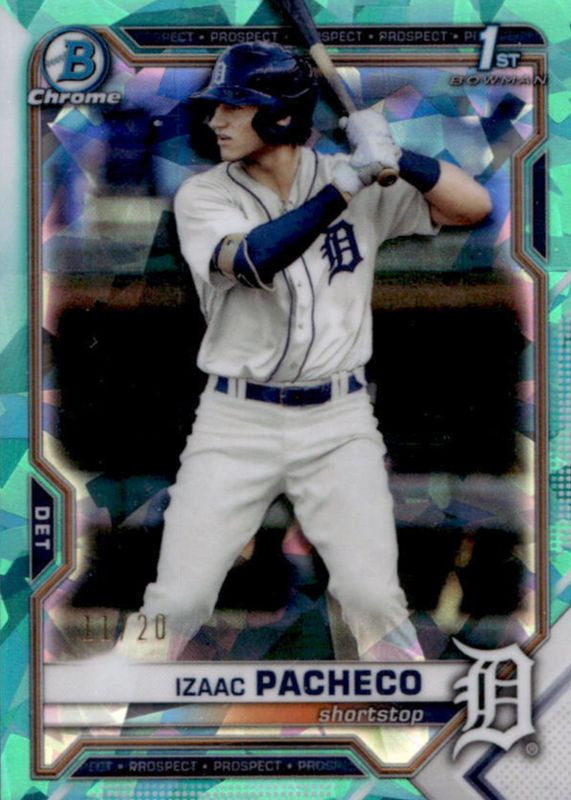 2021 Bowman Draft Sapphire Edition #BDC-46 Chrome - Aqua /20 (1st)