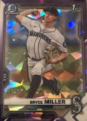 Bryce Miller Autographed MLB Baseball - Seattle Mariners, MLB Debut 5/2/23, Holo Certified