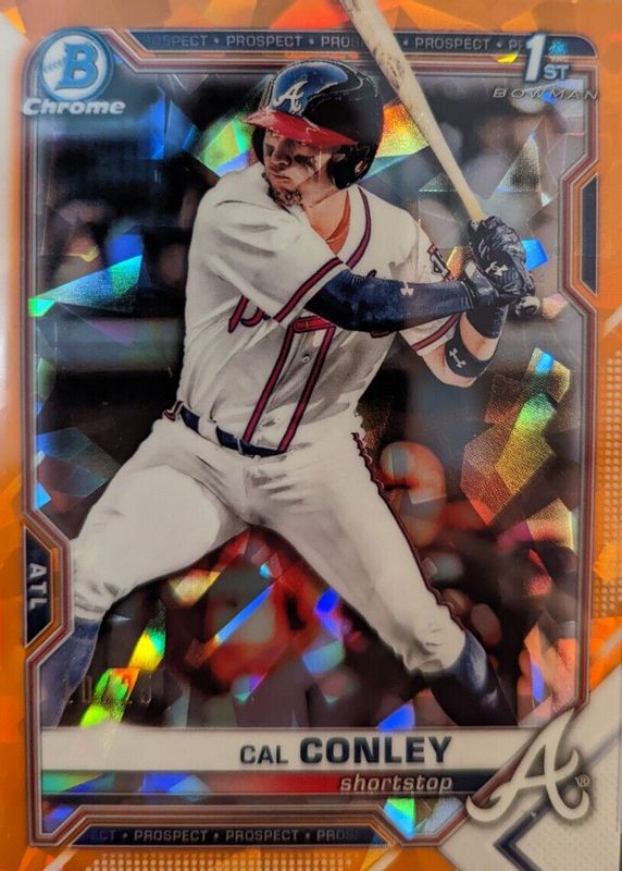 2021 Bowman Draft Sapphire Edition #BDC-70 Chrome - Orange /25 (1st)