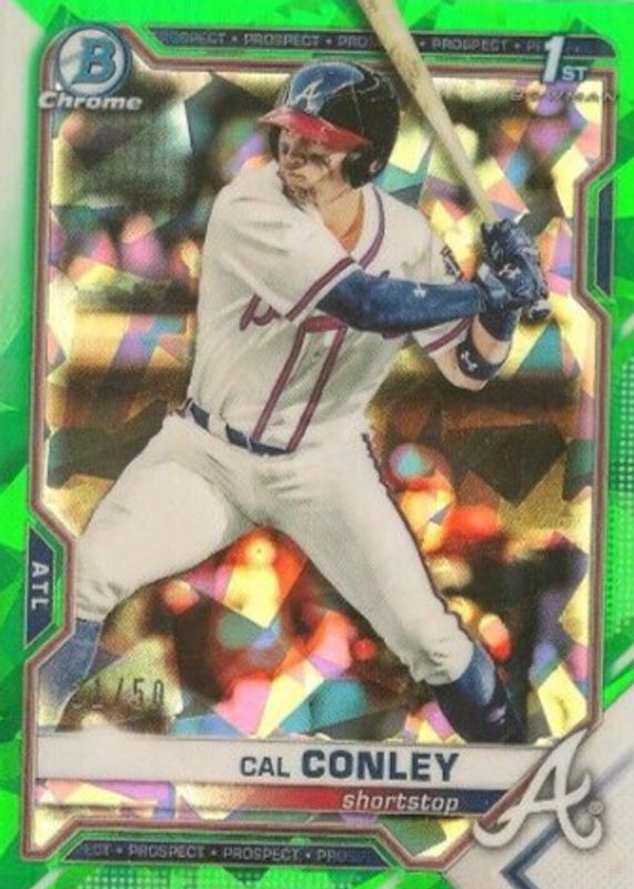 2021 Bowman Draft Sapphire Edition #BDC-70 Chrome - Green /50 (1st)