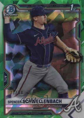 2021 Bowman Draft Sapphire Edition #BDC-44 Chrome - Green /50 (1st)