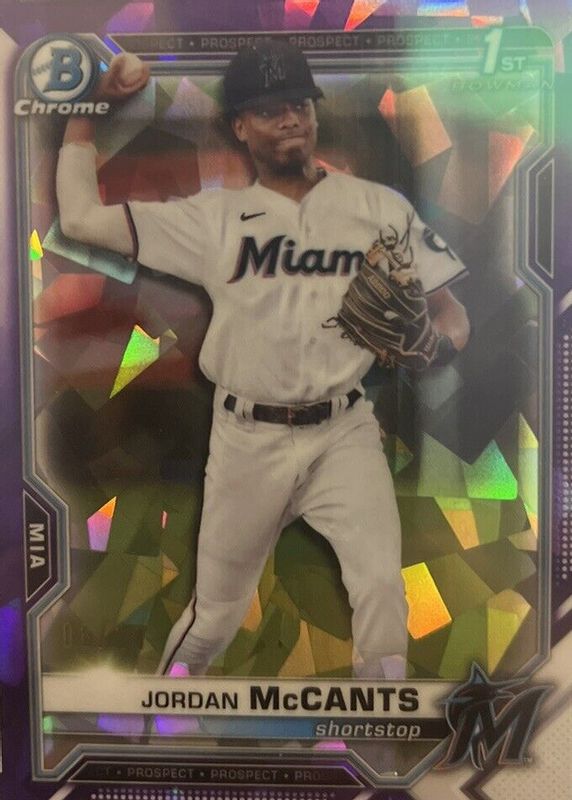 2021 Bowman Draft Sapphire Edition #BDC-26 Chrome - Purple /10 (1st)