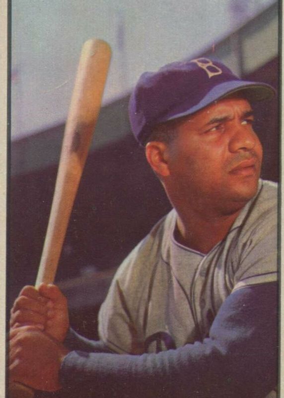 Roy Campanella 1953 Bowman Color #46 Base BVG 6.5