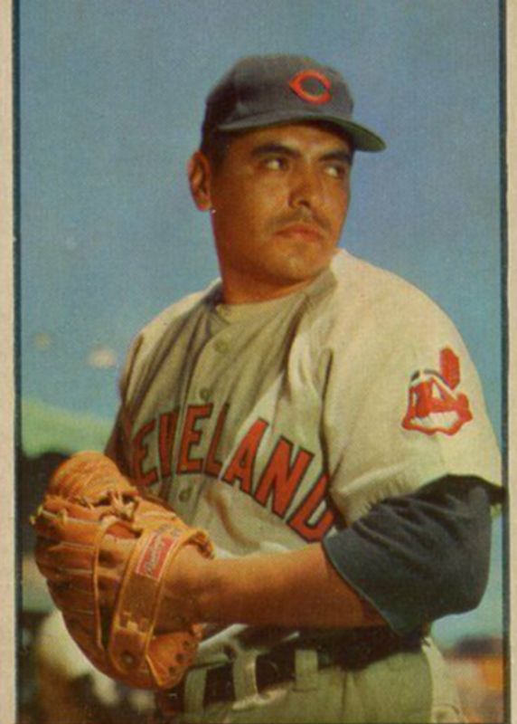 Mike Garcia 1953 Bowman Color #43 Base PSA 7