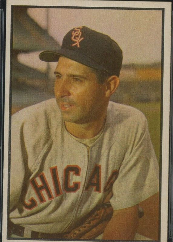 Sam Dente 1953 Bowman Color #137 Base PSA 4