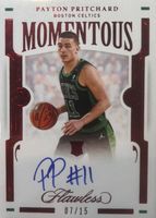 Payton Pritchard 2020 Flawless #MOM-PAY Momentous Autographs - Ruby /15 ...