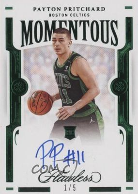 2020 Flawless #MOM-PAY Momentous Autographs - Emerald /5