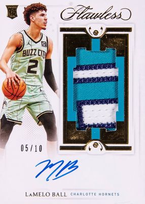 2020 Flawless #VPA-LAM Vertical Patch Autographs - Gold /10