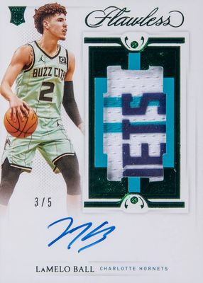 2020 Flawless #VPA-LAM Vertical Patch Autographs - Emerald /5