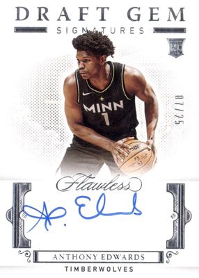 2020 Flawless #DG-AEW Draft Gem Signatures /25