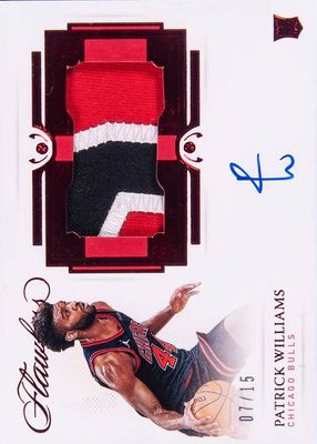 2020 Flawless #HPA-PAT Horizontal Patch Autographs - Ruby /15