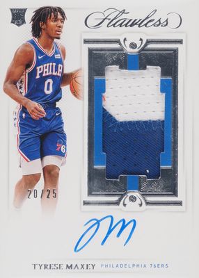 2020 Flawless #VPA-MAX Vertical Patch Autographs (/25)