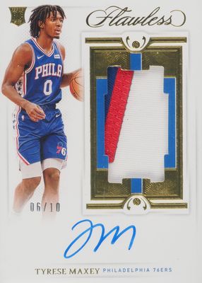 2020 Flawless #VPA-MAX Vertical Patch Autographs - Gold /10