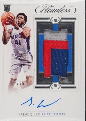 2020 Flawless #VPA-BEY Vertical Patch Autographs (/25)