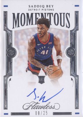 2020 Flawless #MOM-BEY Momentous Autographs /25