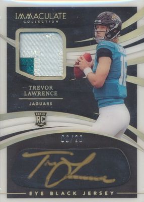 2021 Immaculate #REB-TL Immaculate Rookie Eye Black Jersey Autographs - Gold (/20)