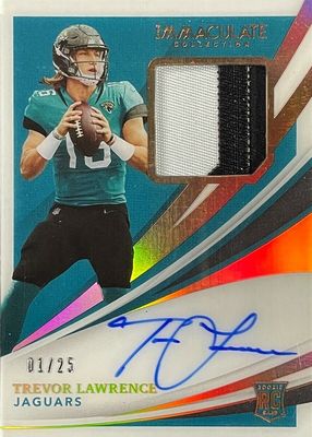 2021 Immaculate #101 Rookie Patch Auto - Gold /25