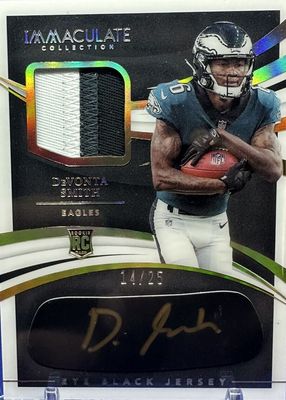 2021 Immaculate #REB-DS Immaculate Rookie Eye Black Jersey Autographs - Gold (/25)