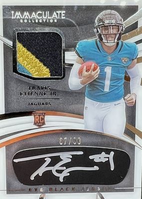 2021 Immaculate #REB-TE Immaculate Rookie Eye Black Jersey Autographs (/99)