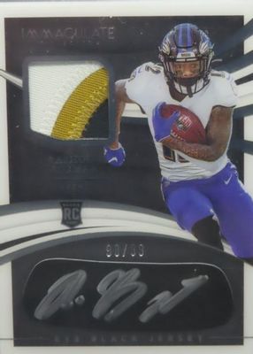 2021 Immaculate #REB-RB Immaculate Rookie Eye Black Jersey Autographs (/99)