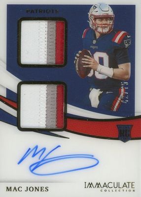 2021 Immaculate #ISP-MJ Immaculate Rookie Signature Patches (/75)
